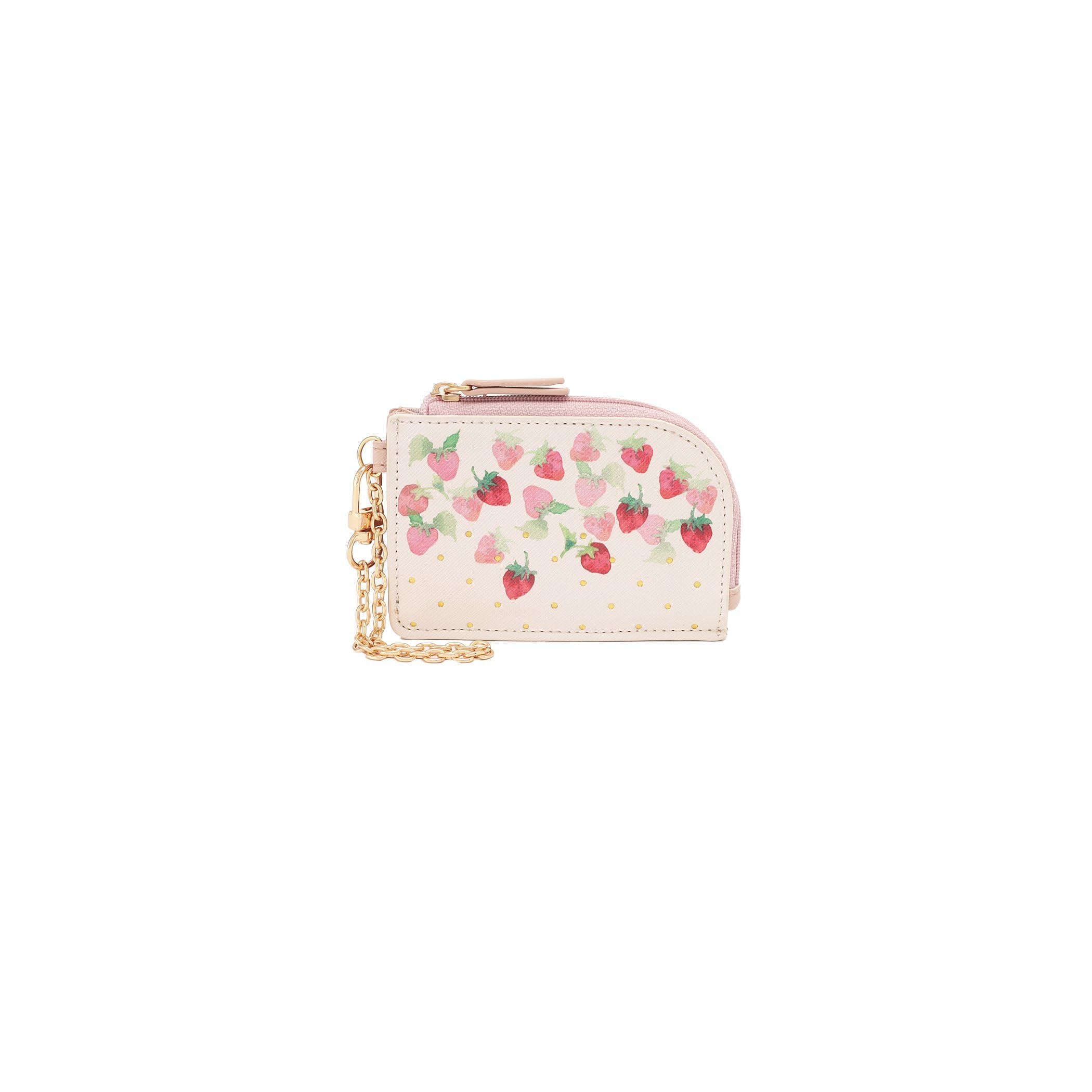 Afternoon Tea Living JS21 Кошелек-брелок Клубника, Белый