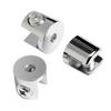 10Pcs Adjustable Zinc Alloy Glass Clip Cabinet Shelf Support Plates Bathroom Glass Holders for Fixing Bathroom Glass