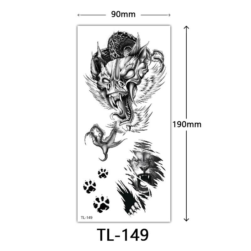 Flower Tattoo Stickers, Color Sketch Tattoo Stickers, English Letters, Wedding Photography Tattoo