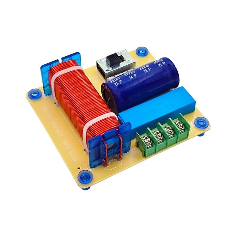 

ABS Crossovers Device Featuring Solderless Terminals Blocks And Mids Bass Adjustment For Customizable Sound Output 1
