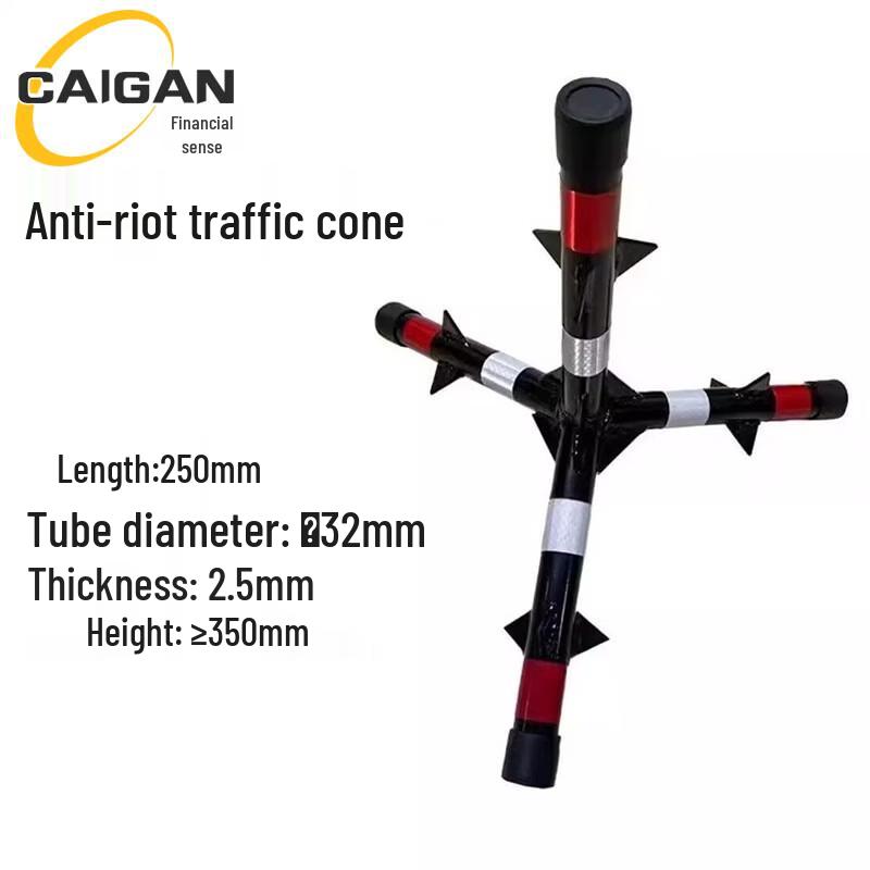 Reflective Anti-riot Triangle Roadblock