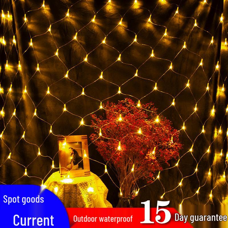 Waterproof 1.5m LED Colored Fishing Net Lights for Outdoor Decoration