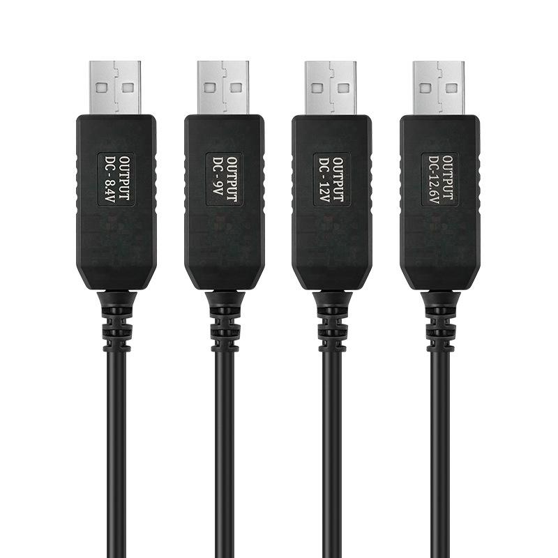 USB to DC Boost Cable: 5V to 8.4V/9V/12V/12.6V for Small Appliances, Routers, Optical Modems