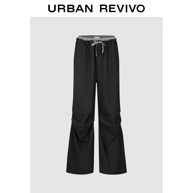 

UR2025 Women s Casual Plaid Wide-Leg Pants