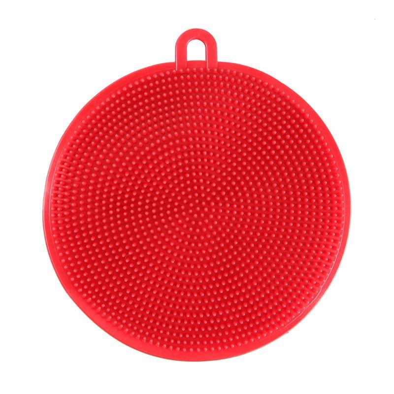 Silicone Cleaning Brush Dishwashing Sponge, Multi-functional Fruit Vegetable Cutlery Kitchenware Brushes, Kitchen Tools
