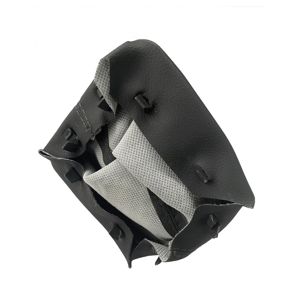 Gear Shift Cover, 5 Speed Gear Shift Stick Knob Dust Proof Cover Gaiter Boot Leather Replacement for Peugeot 207 307 406