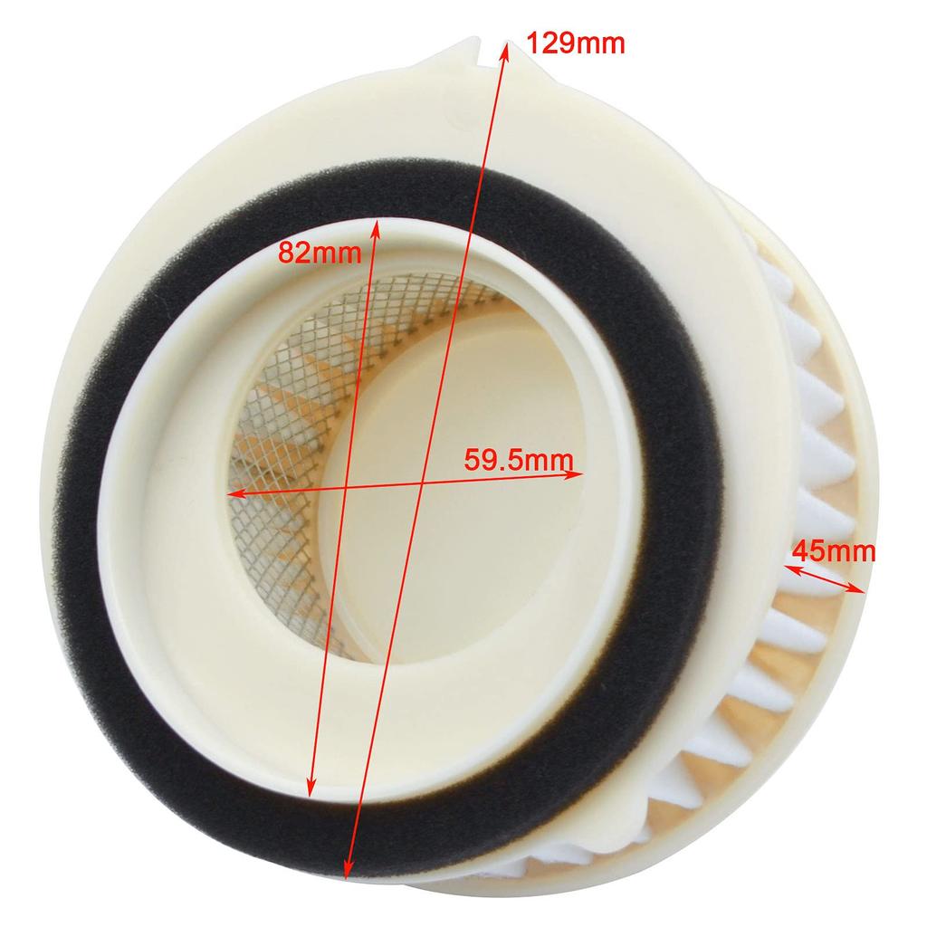 AHL Air Filter 4TR-14451-00 HFA4607 Fits: Yamaha XVS650 V-Star 650 Custom 1998-2011/XVS650 V-Star 650 Midnight Custom 2006-2011