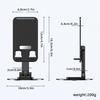 Adjustable Mobile Phone Holder Metal Desktop Folding Tablet Support Bracket Universal Cell Phone Stand For IPhone IPad Xiaomi