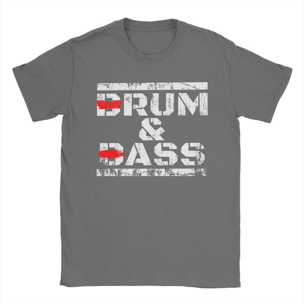 Casual T Shirt Summer Drum And Bass Funny Party Saying Trendy Cool TShirts 100 Cotton Tee Shirt for Unisex Y2K Classic Tops