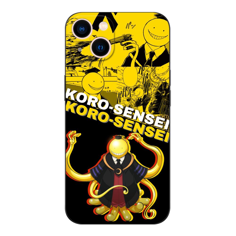 Black Tpu Case For Samsung Galaxy A3 A5 A7 2016 2017 2018 Cover Assassination Classroom