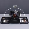 Multi Pockets PU Toiletry Bag For Women Men Travel Essentials Makeup Bags Waterproof Hanging Bag Cosmetic Washing Organizer Bag