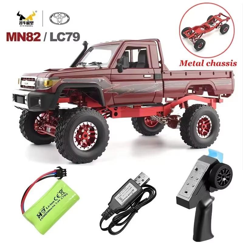 MN82S MN82 Toyota Rc 4x4 Rc CAR 2.4g 1/12 Full Scale Off-road Remote Control RC Crawler CAR Boy's Remote Control Car Toy Gift