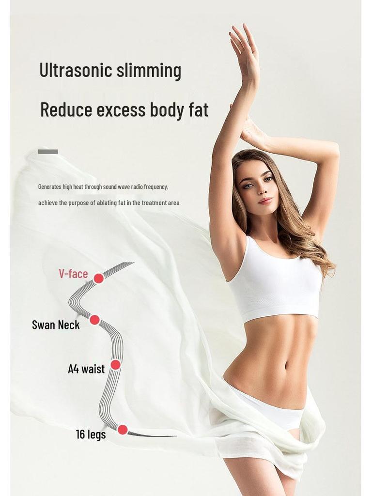 Cross-border Slimming & Shaping Facial Beauty Device with Microcurrent & Ultrasound Lipolysis