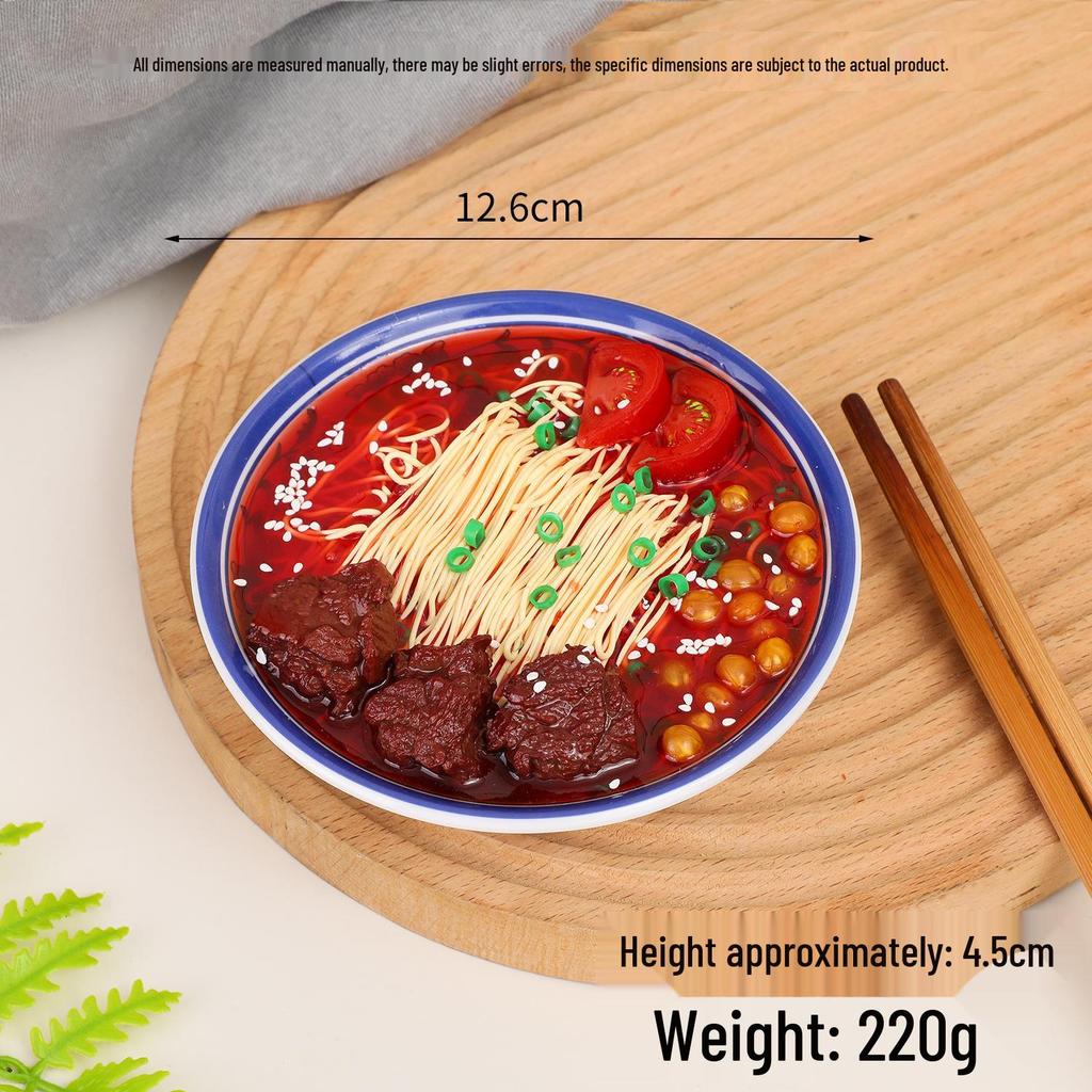 1:1 Ramen Simulation Model - Braised Beef, Rib, Intestine Noodle Props
