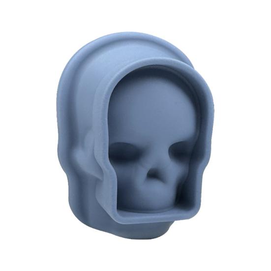 

Форма для льда в виде скелета, большой силиконовый поддон для льда для виски, коктейлей, соков, льдогенератор в форме черепа без бисфенола А, принадлежности для вечеринки на Хэллоуин синий