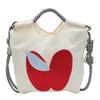 Spring/Summer 2025 Women's Canvas Crossbody Phone Bag with Apple Embroidery