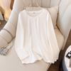 Plus Size Women's Fall New Long Sleeve Round Neck Loose with A Base Top