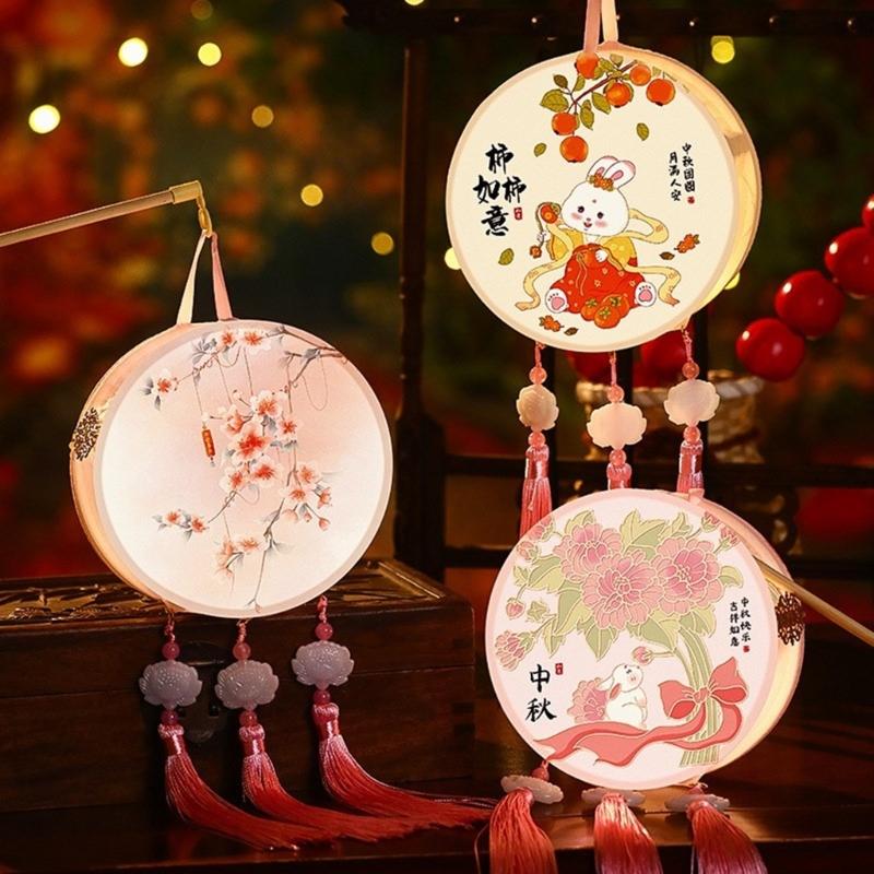 Decorative Lanterns for Middle Autumn Festival Handmade Decorative Scaldfish for Indoor Outdoor Use Holiday Ornament