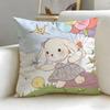 Classic Cartoon Character Gabriel Cushion Cover Soft  EasyWash Pillow Case  Versatile for Couch Bed Travel and Office