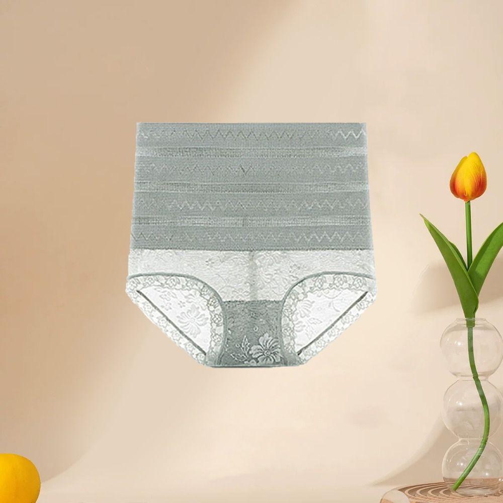 Spitze Blume Postpartaler Body Shaper Wellenstreifen Nahtlose Unterhose Bauchkontrolle Unterwäsche Frauen