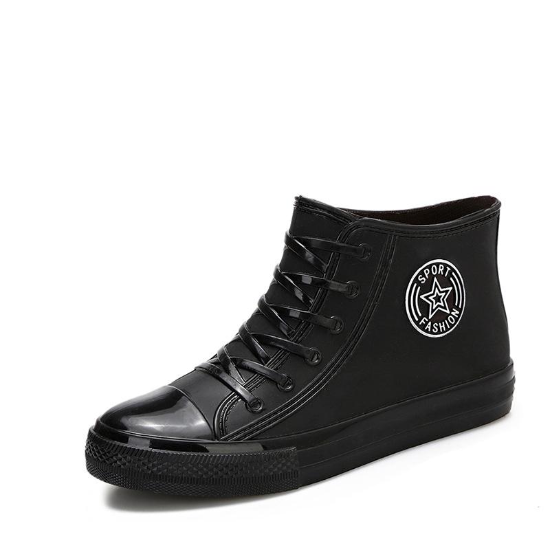 

Warm Womens Rain Shoes Fur Winter Waterproof Boots Woman Galoshes Fashion Garden Rainshoes Plush Boot Brand 34EU/CN35