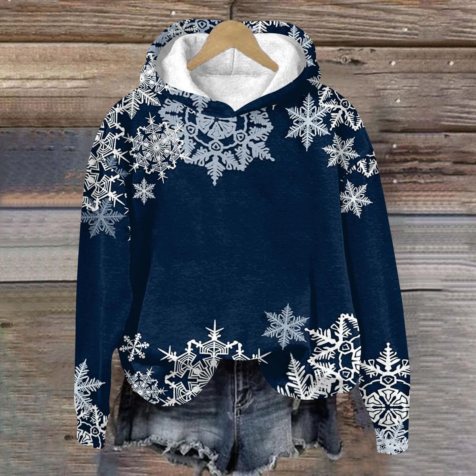 

Жіноча мода Щоденні універсальні повсякденні світшоти Топ з довгими рукавами Світшоти XXL