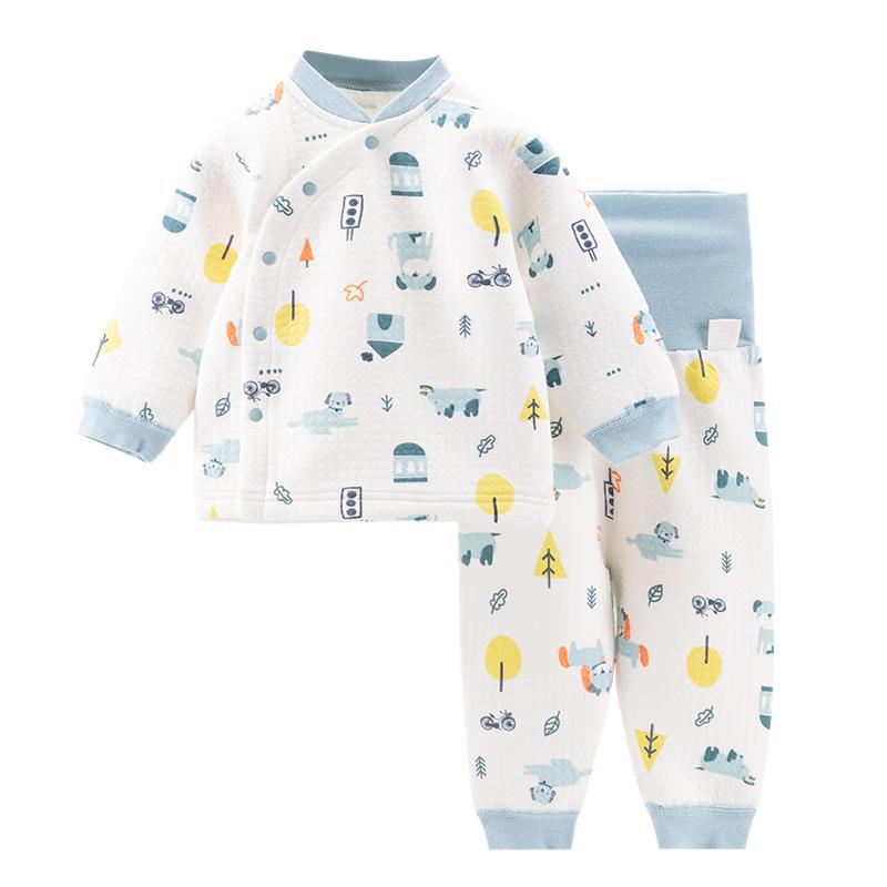 Happy Bear Baby Padded Thermal Underwear Set 100