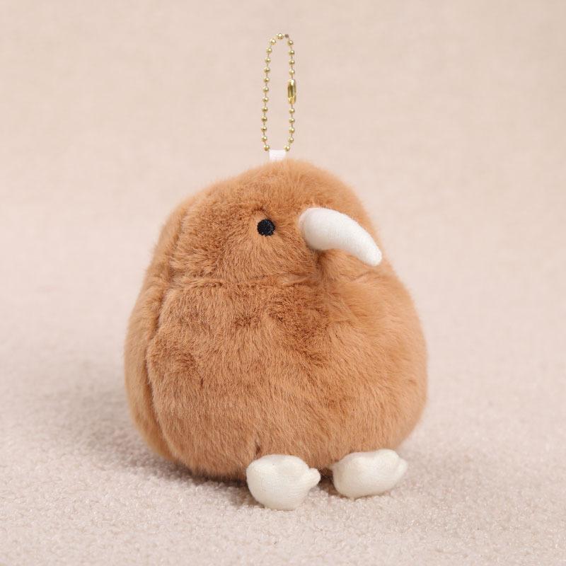 1 Pièce Porte-clés Oiseau Kiwi Simulation Dessin Animé Oiseaux Peluches Pendentif Porte-clés Mignon Fille Kawaii Décoration Chambre Cadeaux Enfants