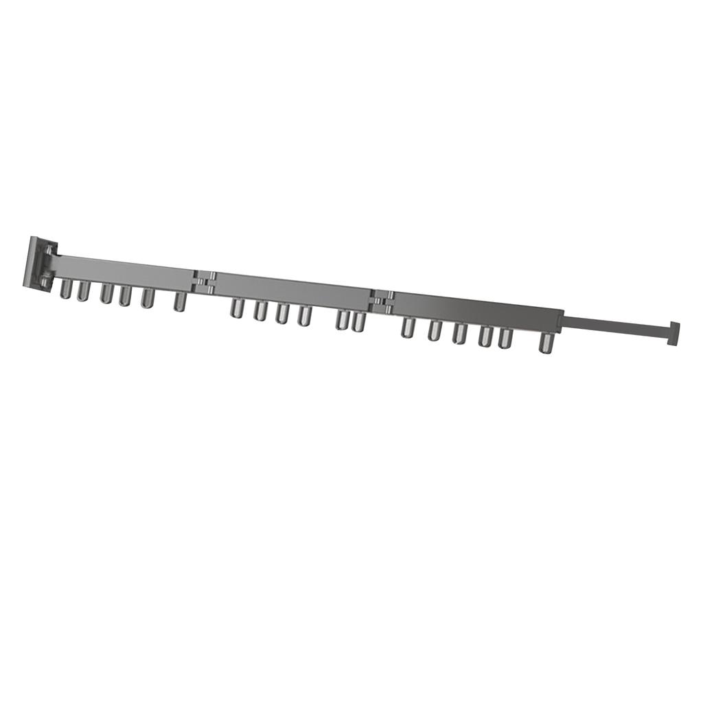 Wäscheständer, Aluminiumlegierung, einziehbarer Wäscheständer, Balkon, schlagfrei, Wandmontage