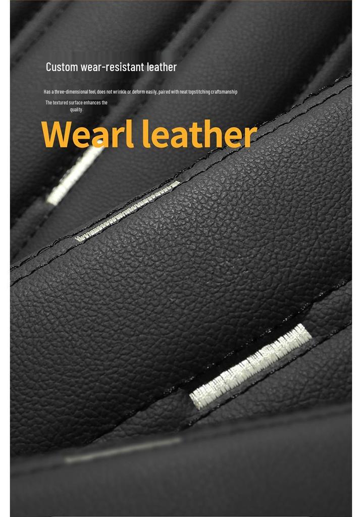 Universal All-Season Leather Car Seat Cushion Cover
