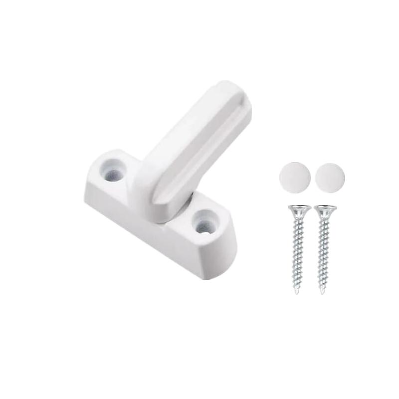 1Set-4Set Plastica UPVC Serratura a T Sicurezza Bambini Finestra Porta Battente Serratura Maniglia Tipo Sicurezza Finestra Casa Leva Porta T Balcone Serratura