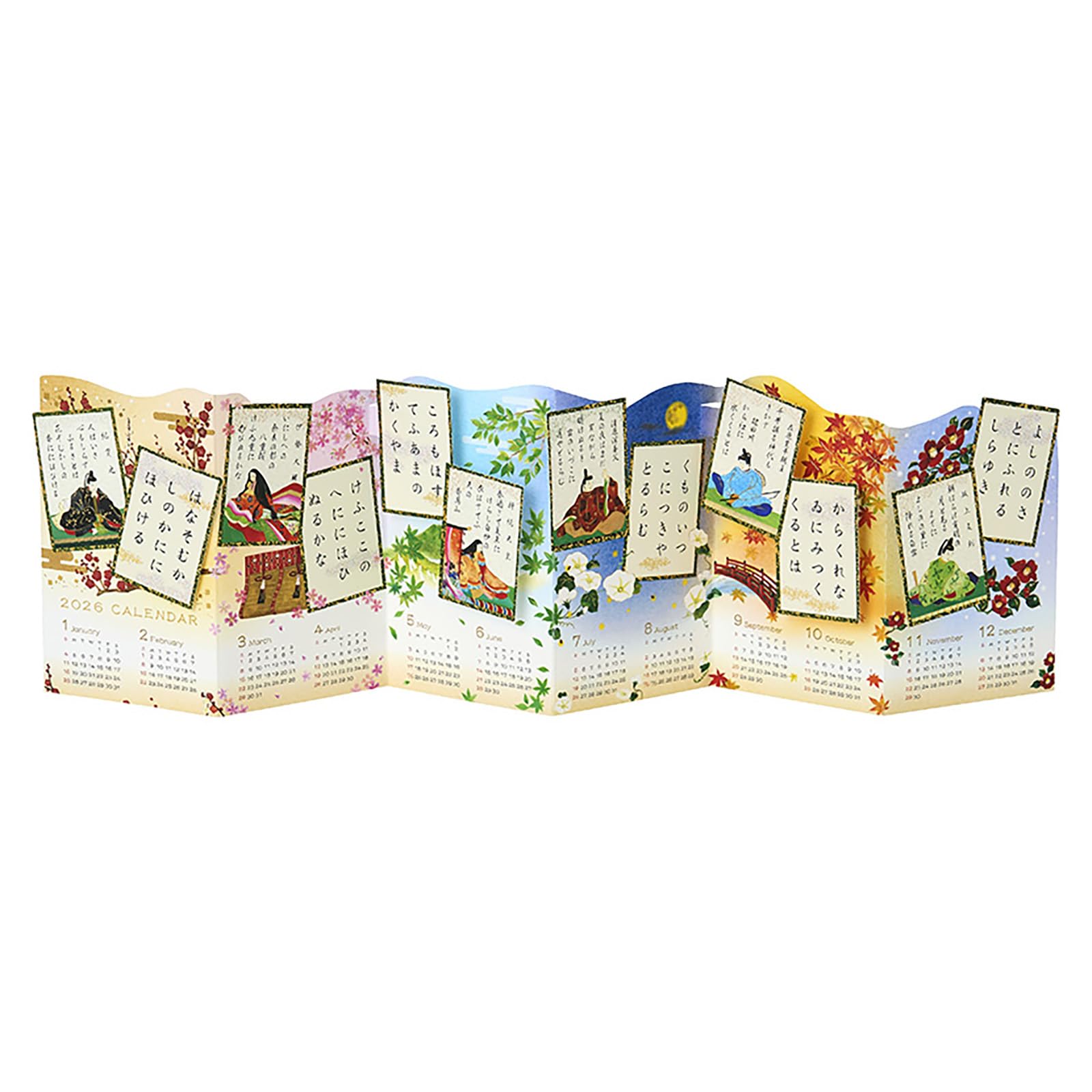 Sanrio Christmas Message Japanese Style Hyakunin Isshu JXJ 239208 Card, Card, Christmas, 19-5, розовый