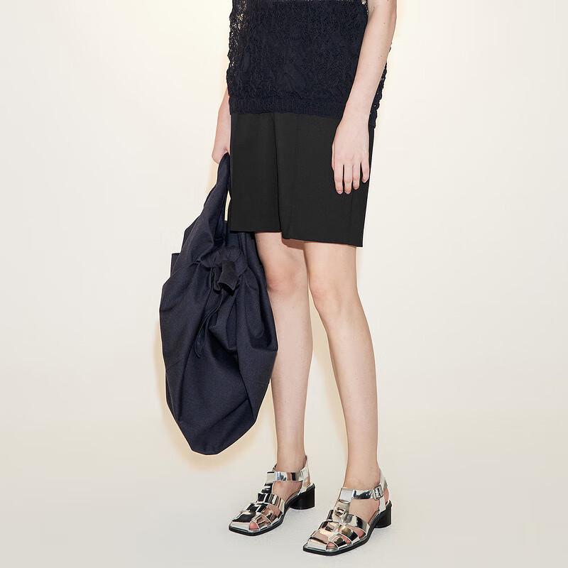 

LESS Women s Straight-Leg Casual Cropped Pants S