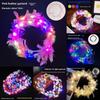 Led Light Flower Hair Accessory For Brides And Party Decorations Suitable For All Ages