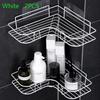Black and White Shower Gel Storage Rack Bathroom Corner Rack Kitchen Seasoning Rack Tripod Kitchen Accessories