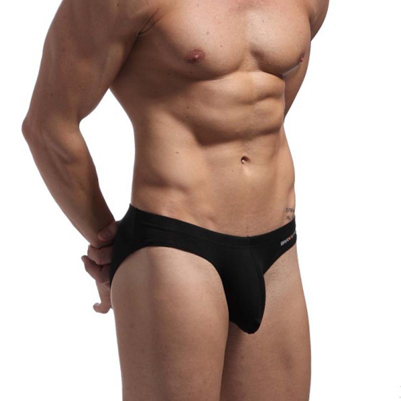 Sexy Men Underwear Briefs U Convex Big Penis Pouch Design Men Low Waist Briefs for Man Bikini