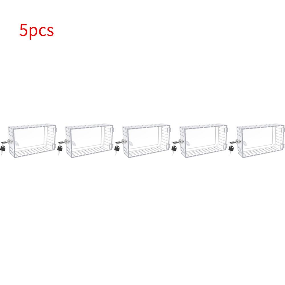 Universal Thermostat Lock Box With Key Clear Large Thermostat Cover For Thermostat On Wall Thermostat Guard Protector