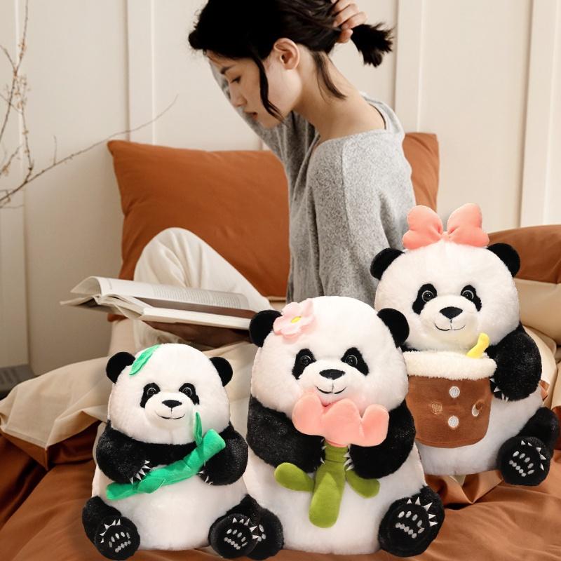 Adorable Panda Plush Toy Realistic And Soft Stuffed Animal For Kids And Adults Perfect Birthday Gift For Girlfriend