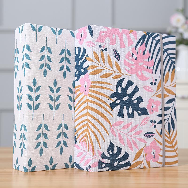 200pcs 6-inch Fabric Photo Album Creative Large Capacity Interleaf Type Family Album Children Growth Memorial Booklet