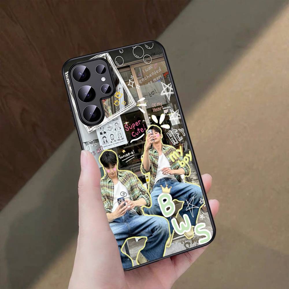 Byeon Woo Seok Phone Case For Samsung S 24 fe 25 Ultra plus 20 lite 21 30 22 23 24 22 Ultra 5G Fundas