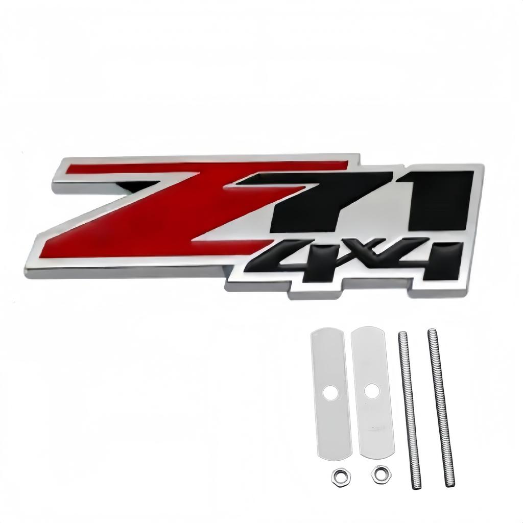 3D Metal Car Front Grille Emblem Badge Car Body Fender Rear Trunk Upgrade Version Modification Accessories Sticker Decal