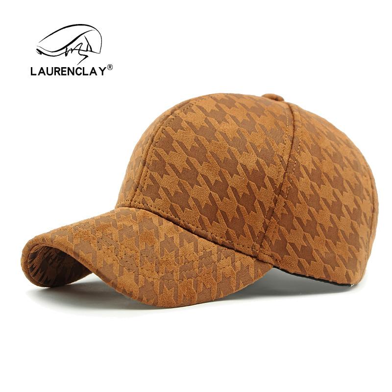 Classic Fashion Thousand Bird Grid Hard Top Baseball Cap Children Spring New Outdoor Sun Hat Men's Cap