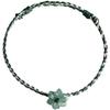 A-Qualität Blauer Jade-Orchidee Handgewebtes Unisex-Armband