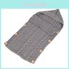 Cozy Newborn Sleeping Bag Baby Infants Knit Crochet Swaddle Wrap For Ultimate Warmth
