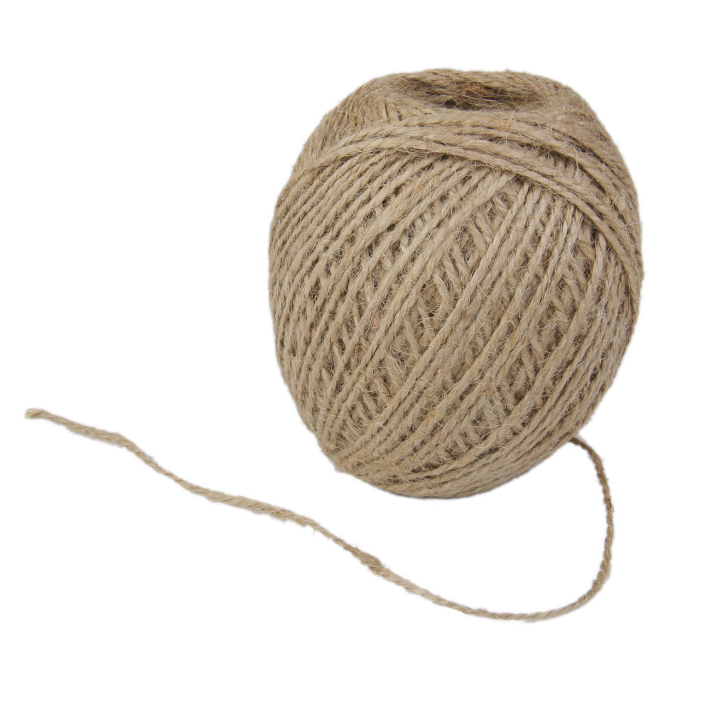 50M Household Office Mutilcolor Ball Of String Burlap Twine Jute Rope Length