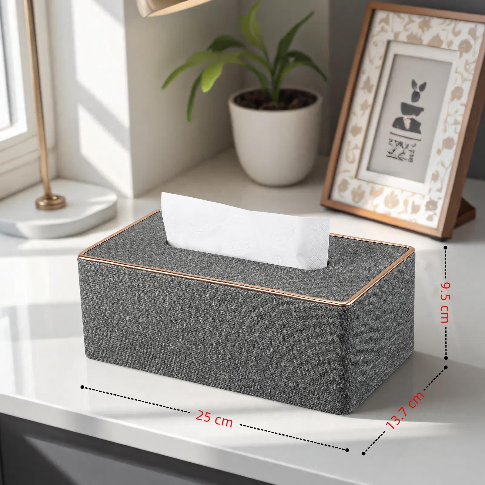 Luxurious Desktop Tissue Box: Stylish Design for Home, Hotel, or Restaurant