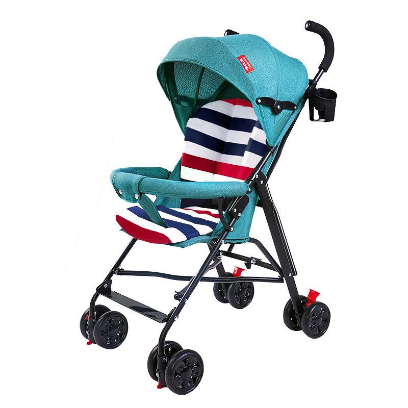 Lightweight Folding Umbrella Stroller with Reclining Seat for Babies and Toddlers