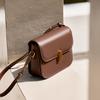 Mrs. Qiao High-End Bag for Women 2025 New Crossbody Bag Autumn Winter Small Square Bag Women's Underarm Genuine Leather Bag
