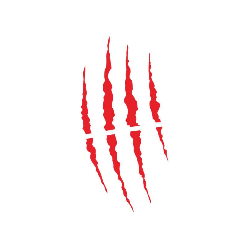 Decalcomanie per Casco da Moto e Scooter Monster Ghost Claw