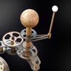 Brass Inner Planet Model with Earth Moon for Stargazers And Collectors Deluxe Solar System Orrery